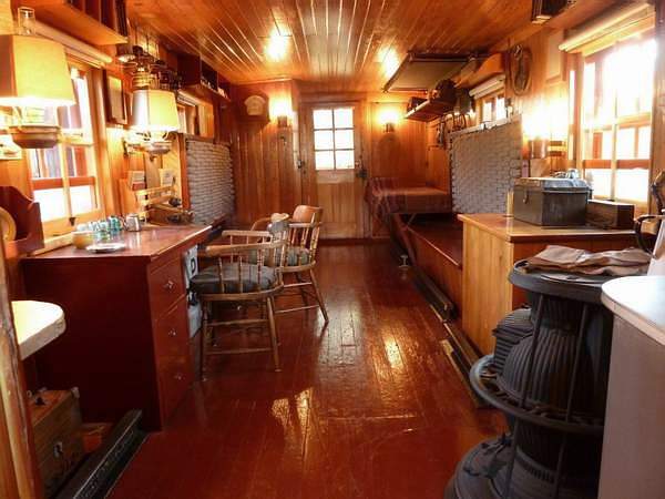 Image result for train caboose inside