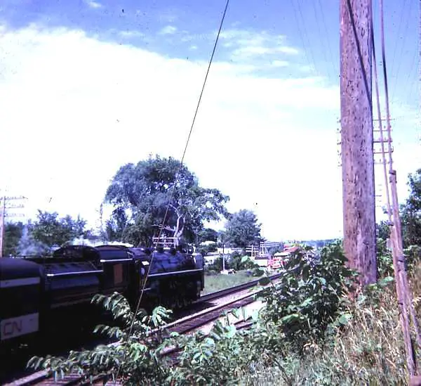 CN 6218 at Alexandria, ON, June 1971. Photo by Graeme Roy.