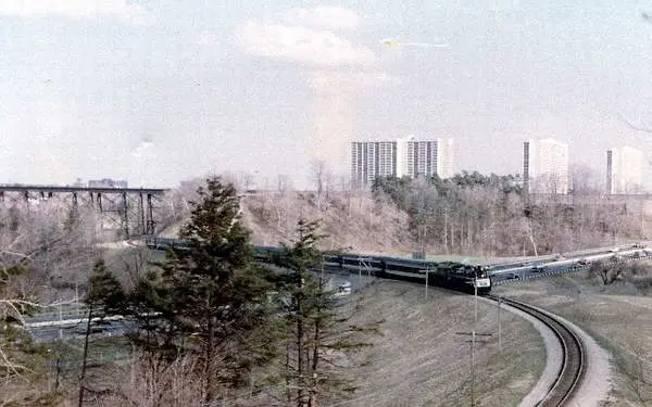 CNR 6060 at Don Valley in Toronto, April 29, 1978. Photo taken and submitted by Massey F. Jones.
