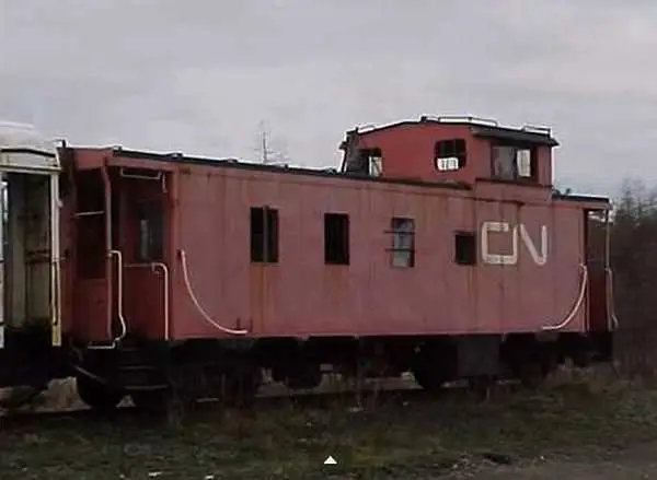 CN narrow gauge caboose. Jim Parker collection.