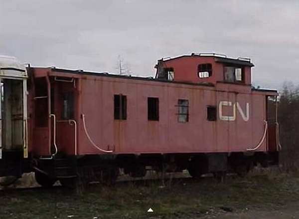 CN narrow gauge caboose. Jim Parker collection.