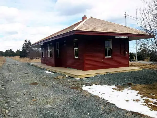 The restored Harbour Grace railway station. Photo by Darrell Steele.