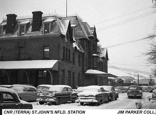 CNR (Terra Transport) St. John's NFLD Station Mid 1950's. Jim Parker collection.