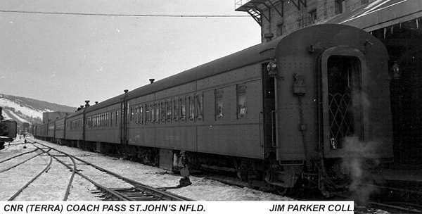 CNR (Terra) Pass. Coach at St. John's NFLD. Jim Parker collection.