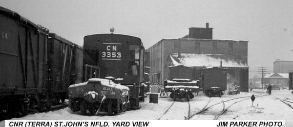 CNR (TERRA) St. John's NFLD Yard. Photo taken and submitted by Jim Parker.